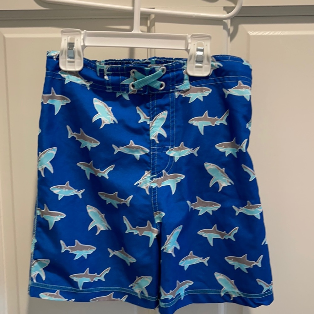 Mick Mack shark swim trunk boys size 6